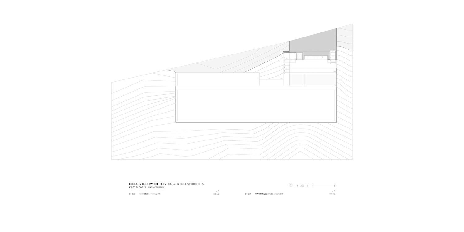 Fran Silvestre Architects 打造好莱坞山现代豪宅，29 米长窗户捕捉风景-15