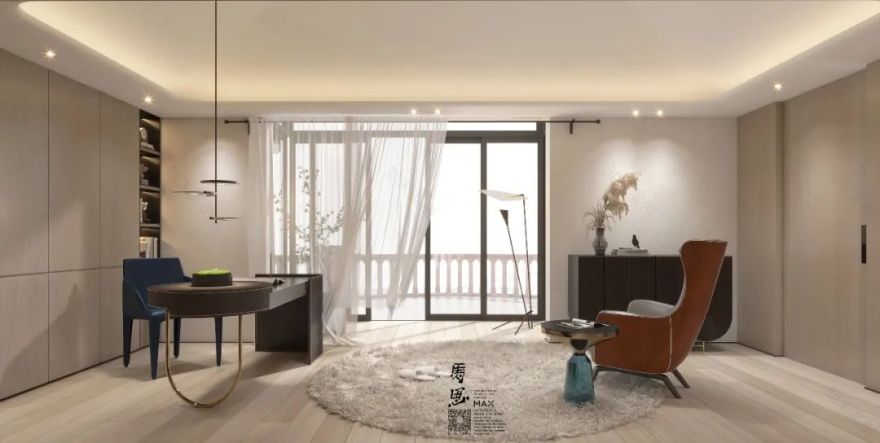 马思室内设计 | 温润雅致,静谧奢美,超凡脱俗的设计格调-93