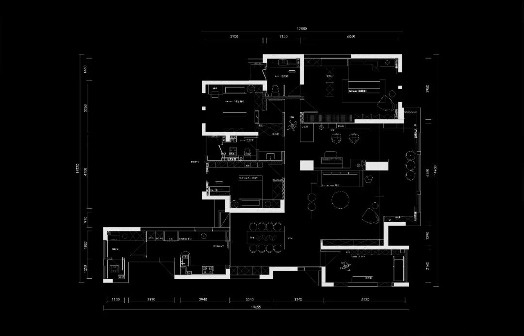 230㎡极简都市住宅丨中国长沙丨周笙笙全案设计工作室-1