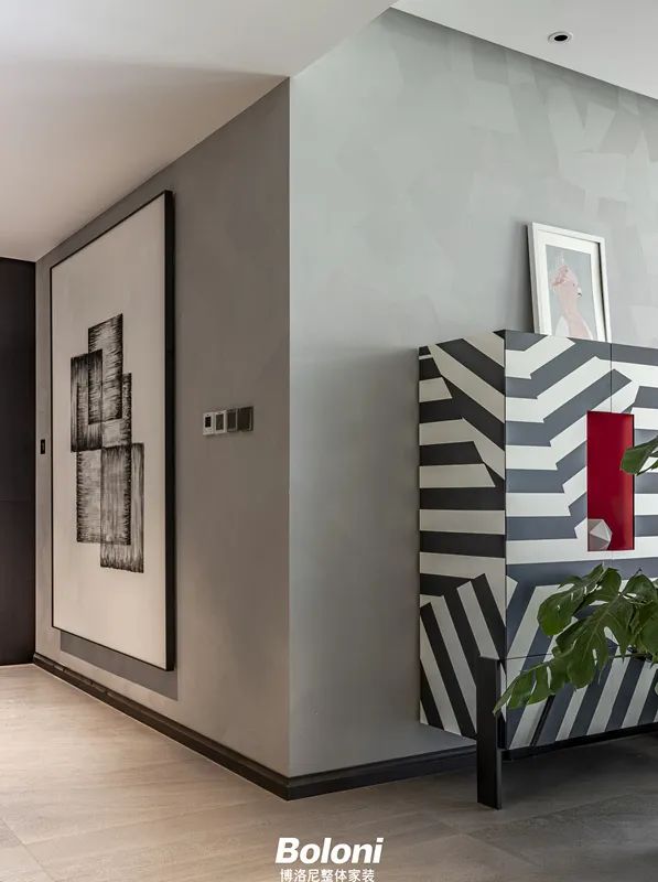 万橡府现代简约风，220㎡空间诠释不老时尚-21