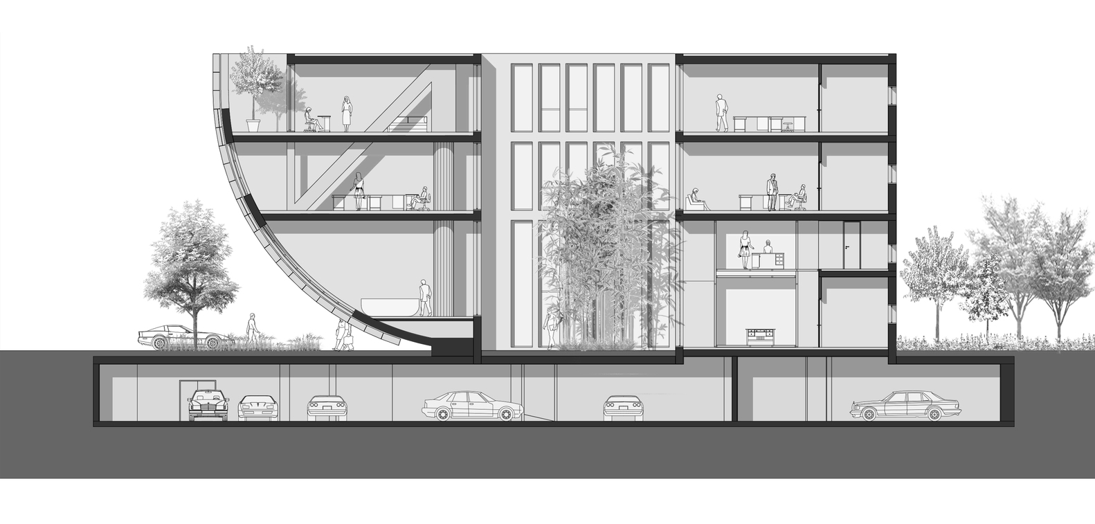 LSB Regional Headquarters | 挑战传统建规的公共空间设计-24