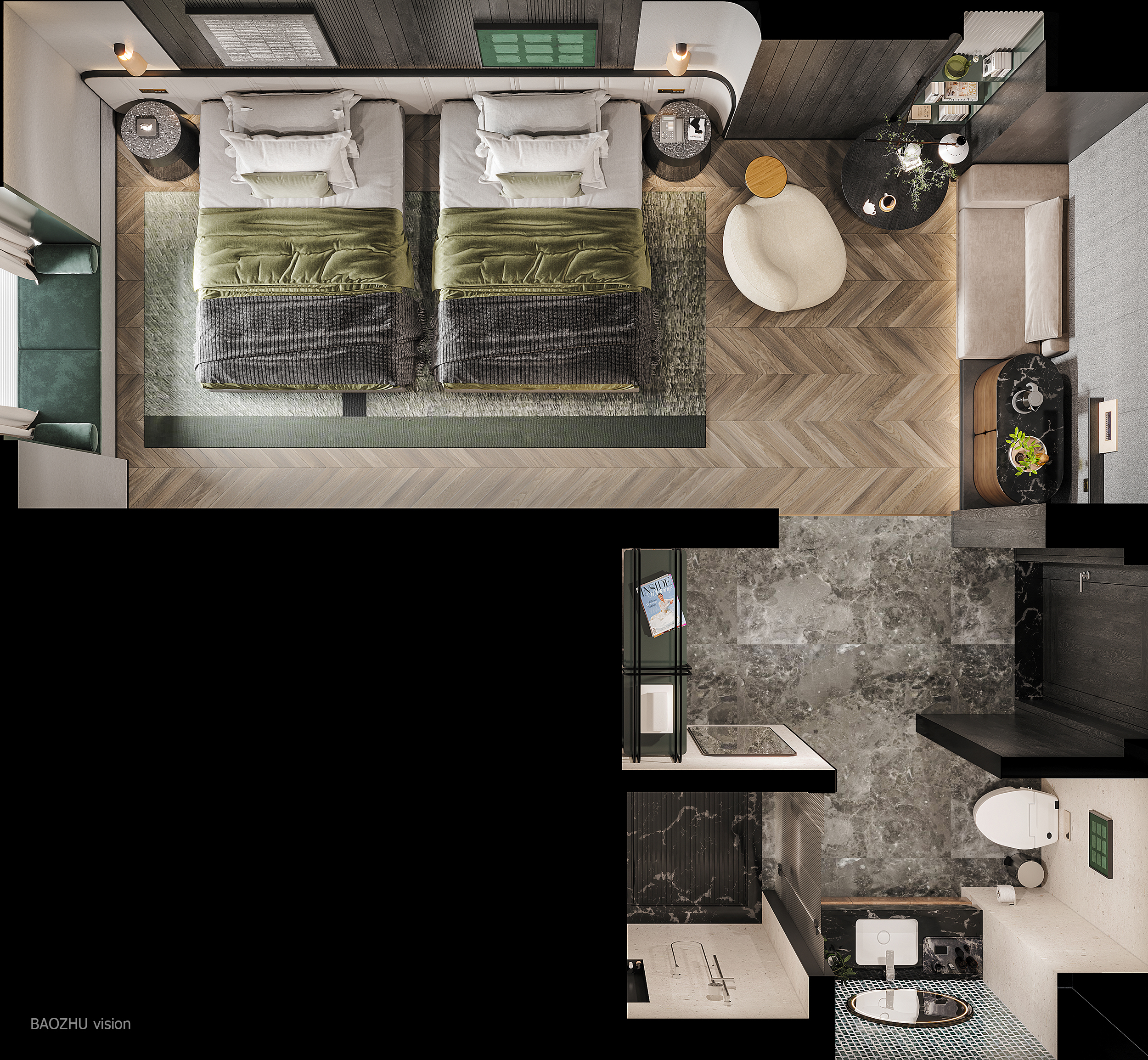 隐程酒店效果图方案-3