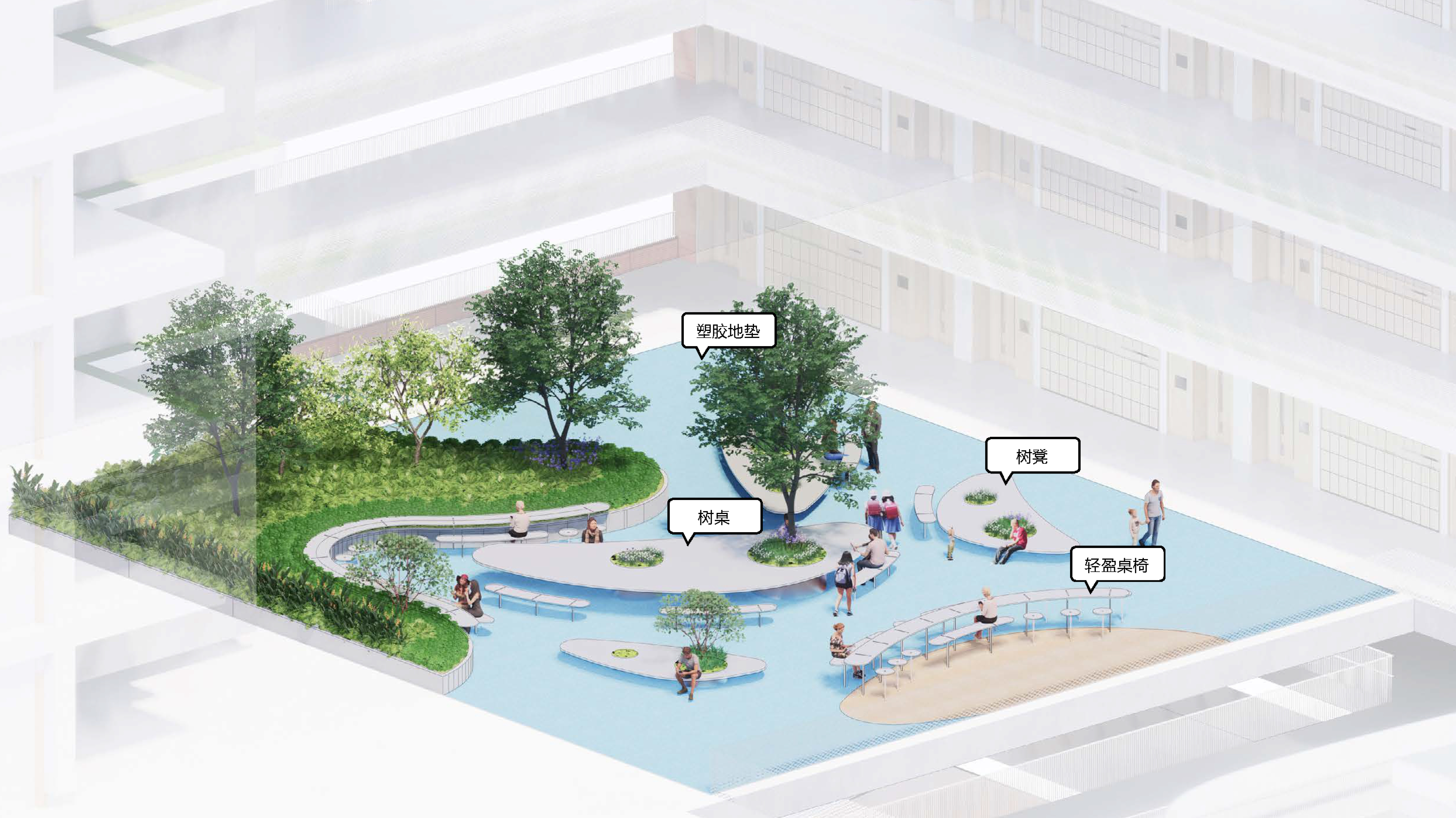 红岭教育集团 华富实验学校丨中国深圳丨大小景观,深圳市建筑设计研究总院有限公司,广州天泓-216