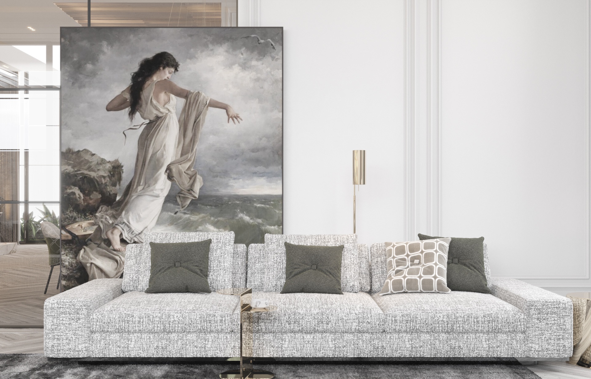 浅色系别墅设计-0