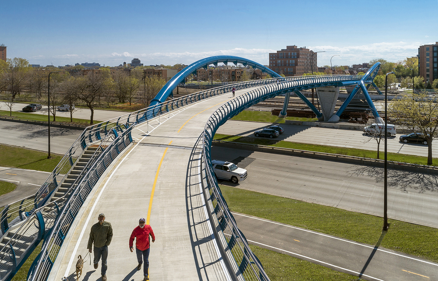 41st and 43rd Street Pedestrian Bridges Chicago | Cordogan Clark & Associates-21