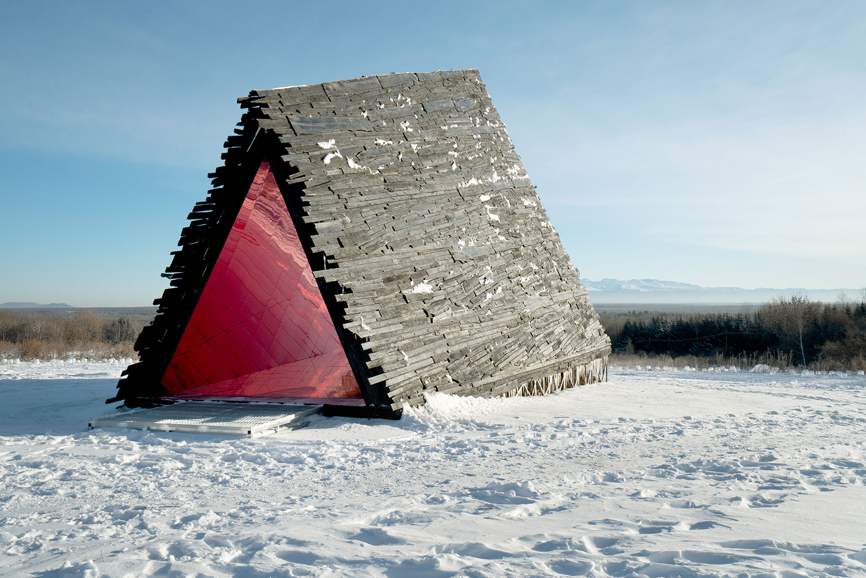 观山见己 – 长白山脚下的“棱镜庇护所”丨中国白山丨数石space10工作室-15