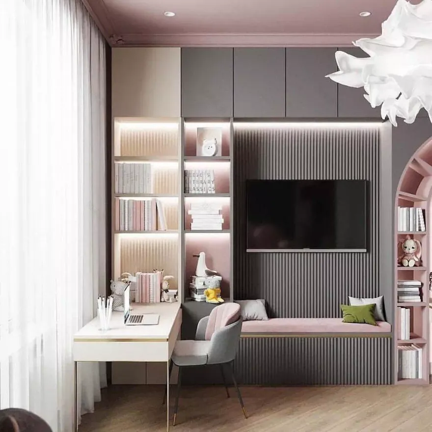 ≡ ➤ Подборка идей для оформления тв-зоны в детской ⋆ Фабрика мебели «Mamka™» ᐈ Эксперт детского пространства-9