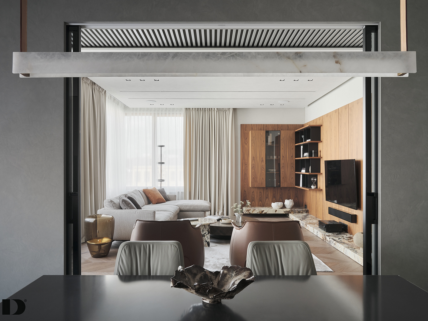 圣彼得堡高档俱乐部会所公寓室内设计丨俄罗斯圣彼得堡丨DE&DE STUDIO-8