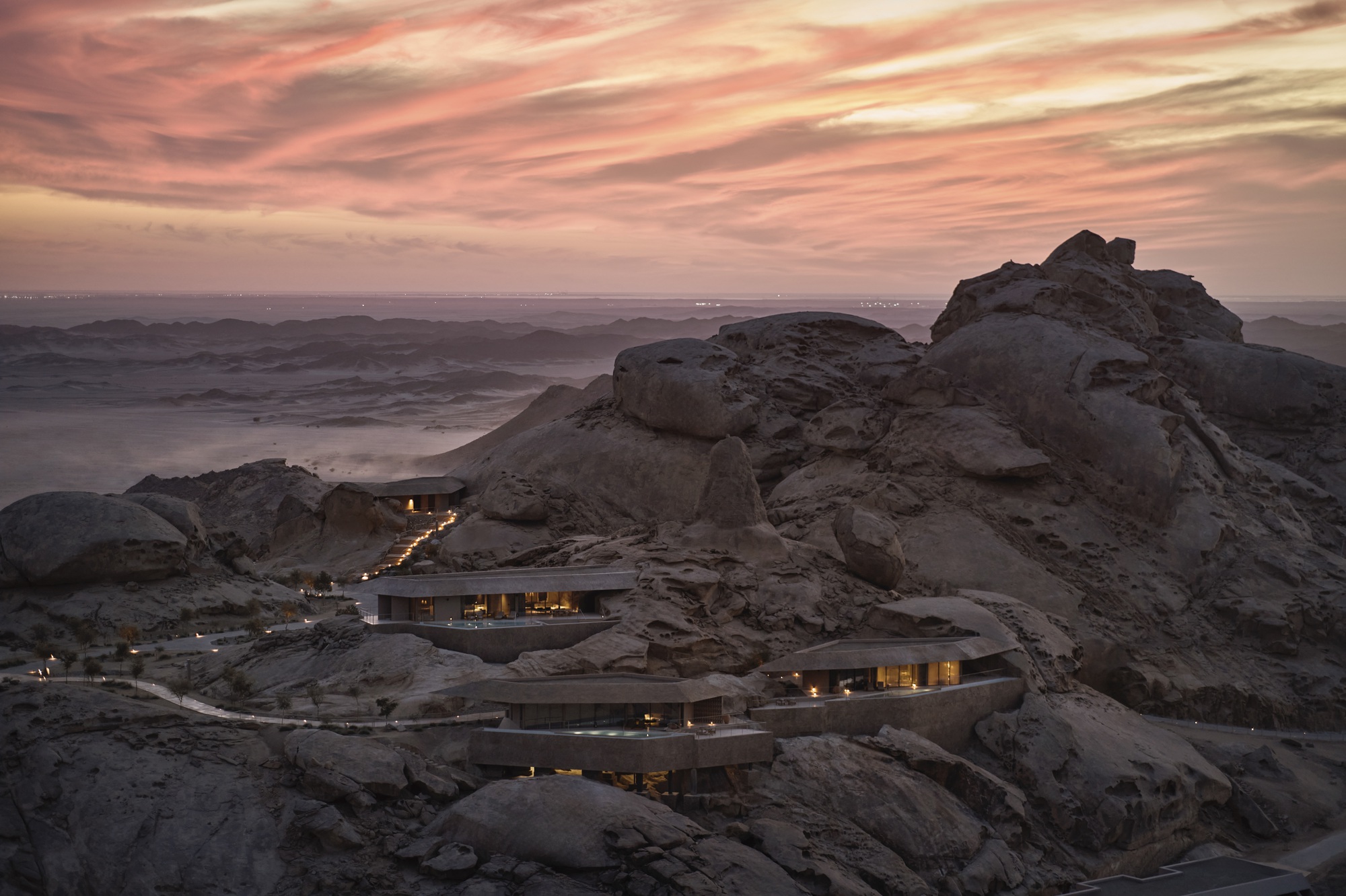 沙漠岩度假村丨沙特阿拉伯丨Oppenheim Architecture等多家工作室-48