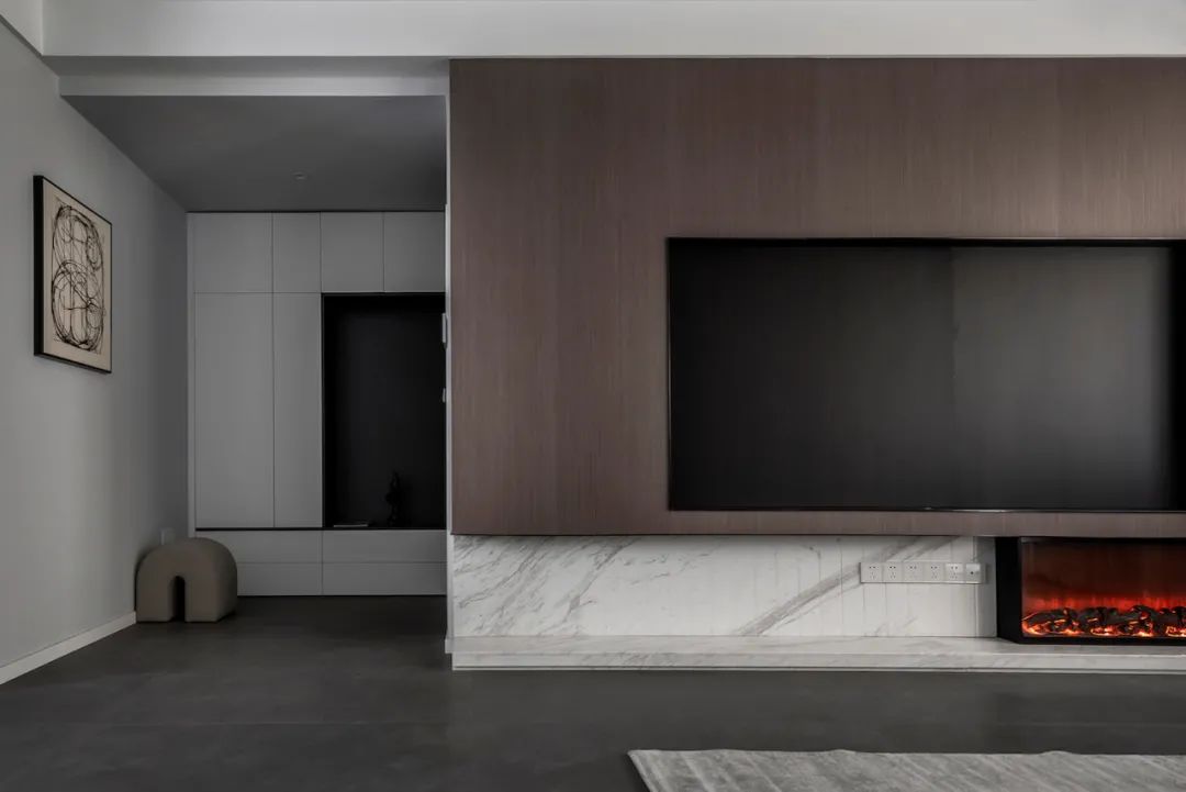 三十度灰，线条叠绘的高级空间 | 皋邸设计-7