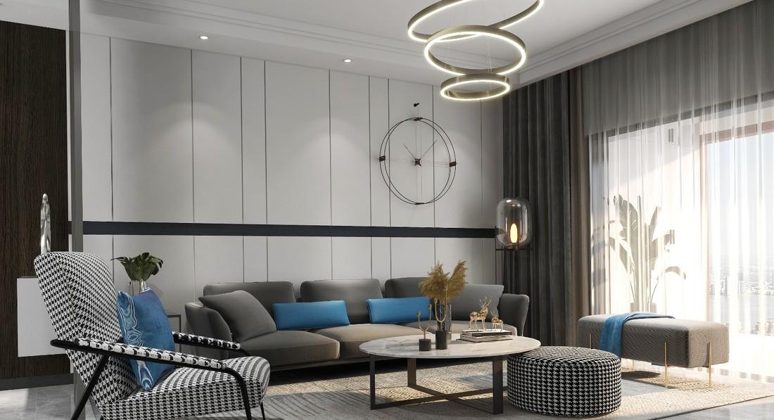 现代轻奢木系家居,品质生活的艺术呈现-4