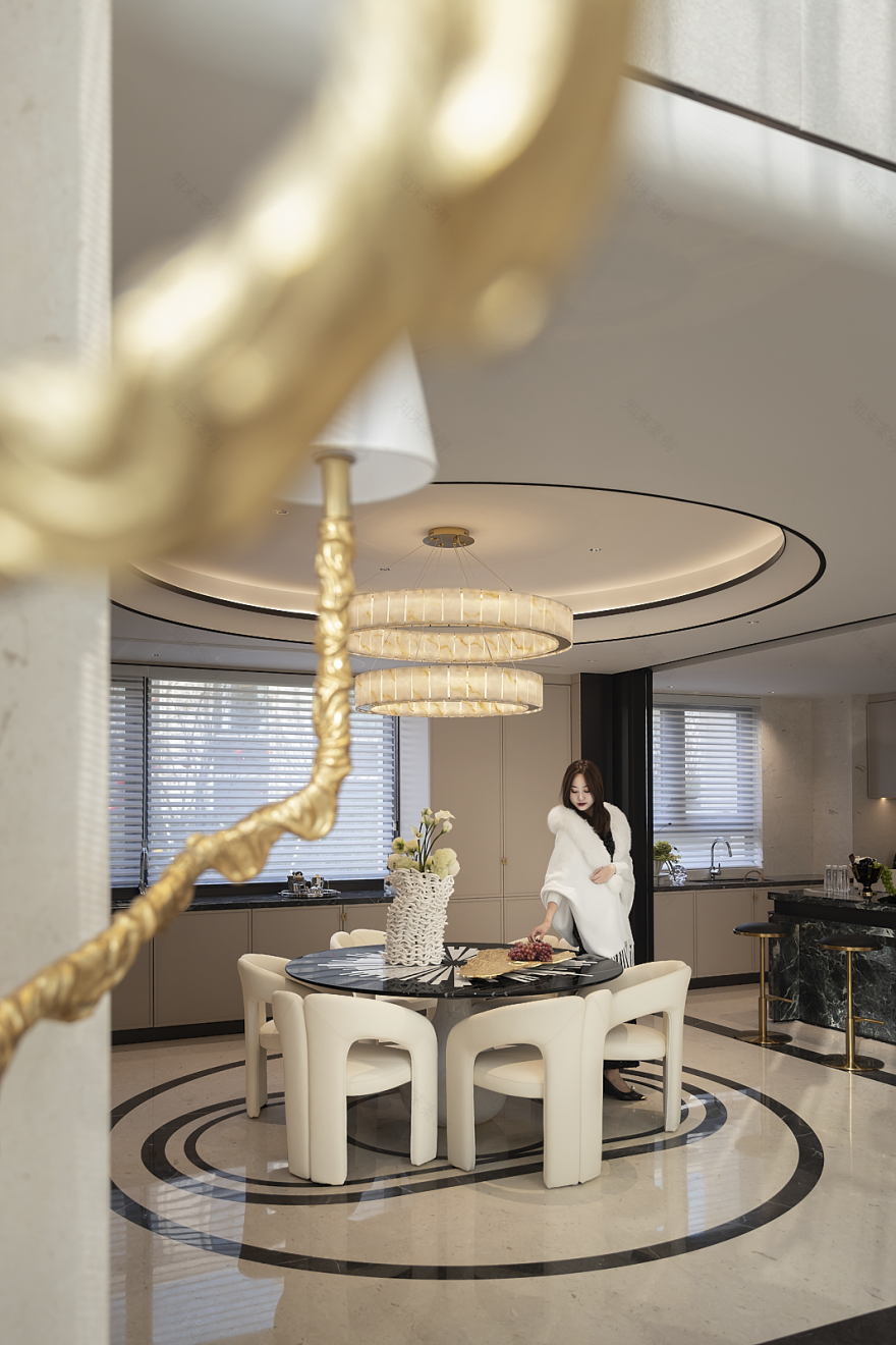 枫丹公馆 650㎡ 法式叠墅豪宅丨中国唐山丨燕语堂-11