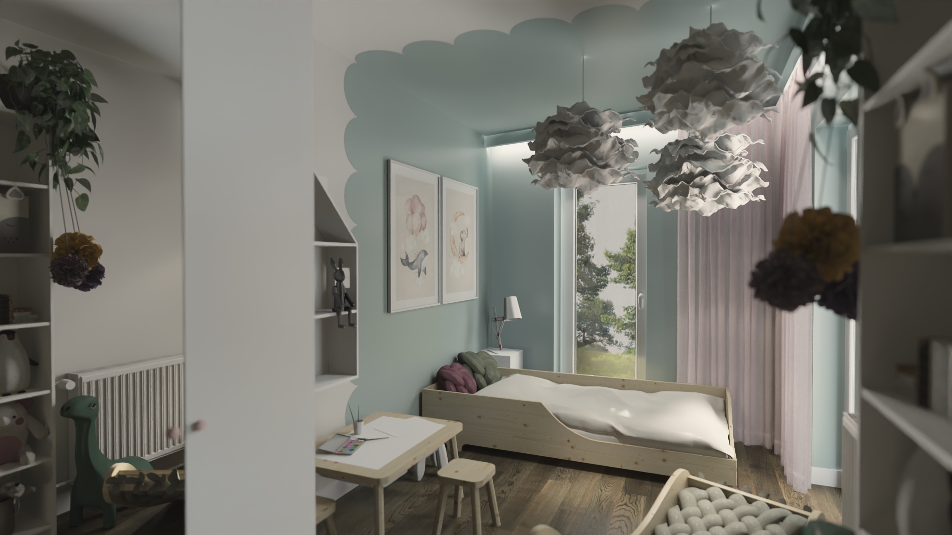 Projekt pokoju dla małej damy-1