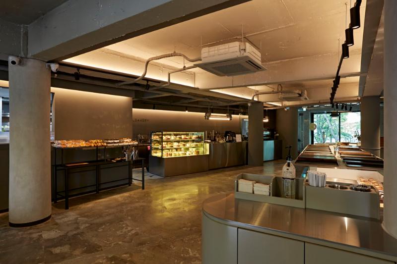 首尔甜品店，现代风 100 平住宅烘焙坊设计-11