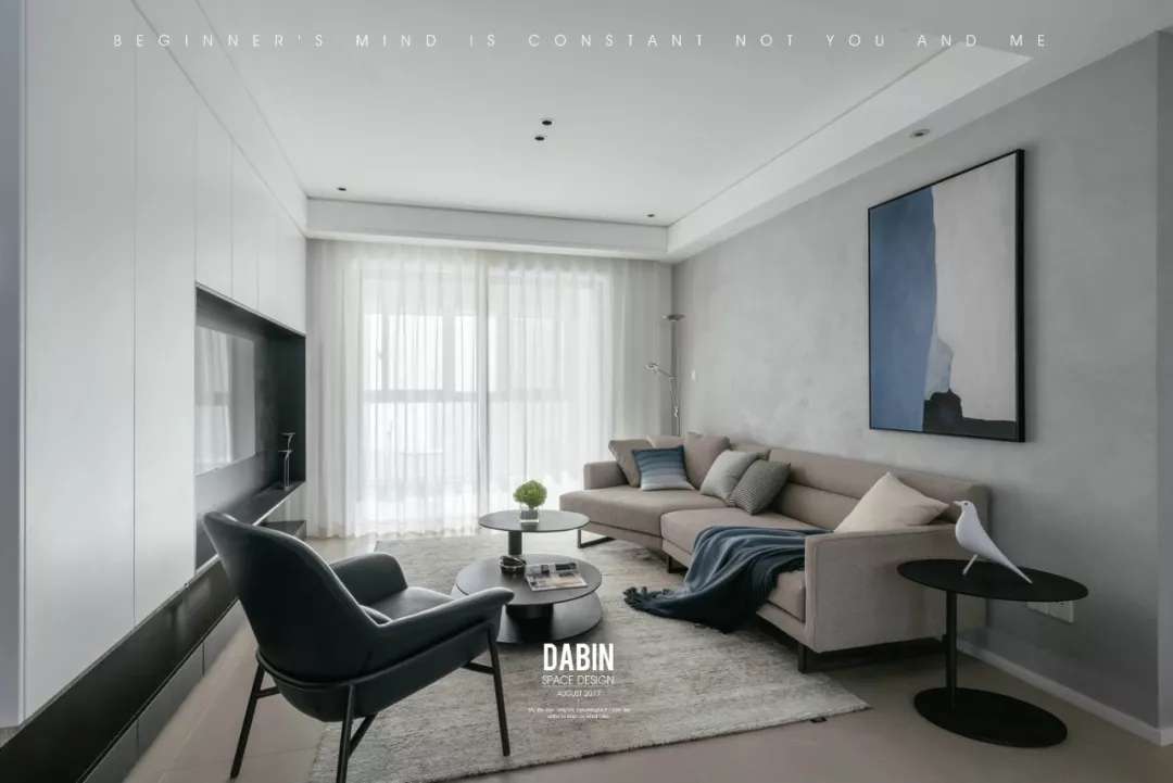 113㎡现代简约风格住宅  大斌空间设计-0