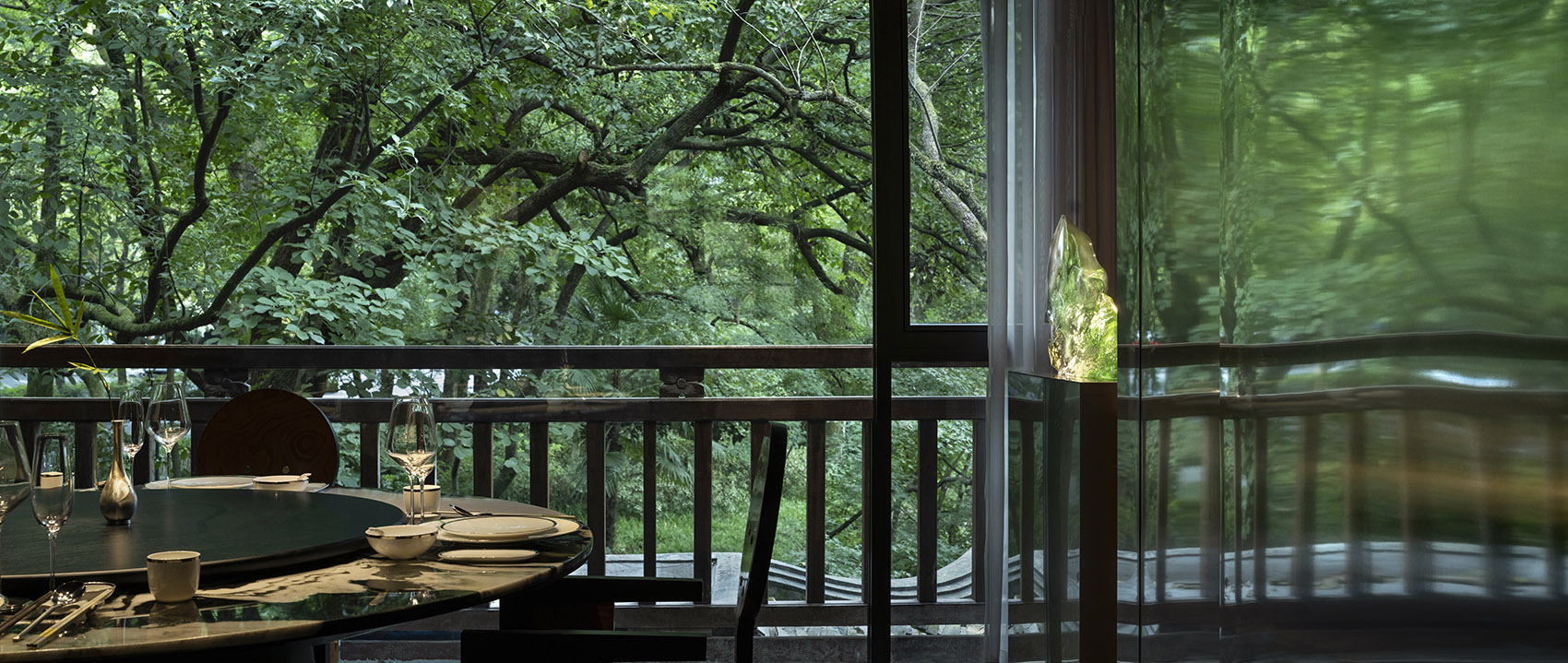 杭州秘·静–遇湖湾餐厅丨中国杭州丨慢珊瑚设计-41