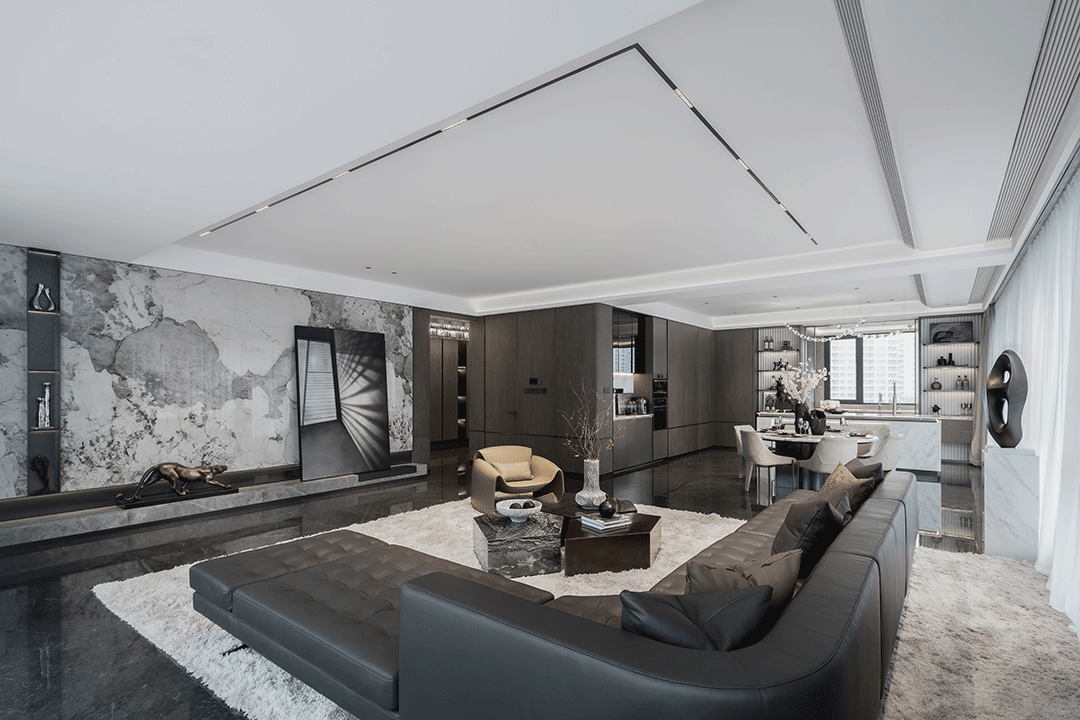 杭州龙湖丰收湖大平层样板间丨中国杭州丨北京靳朝晖设计有限公司-16