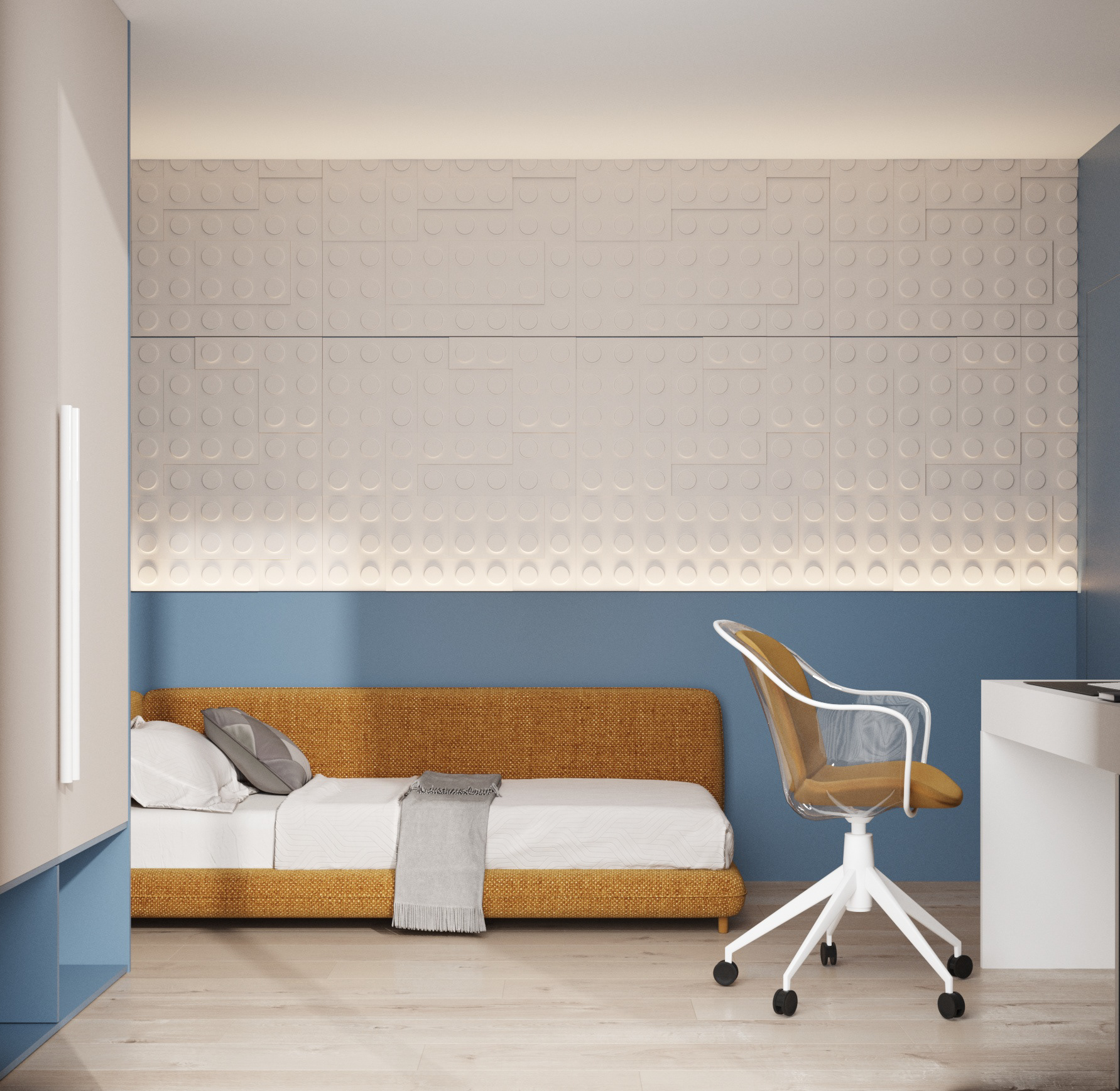 160平复式户型 色彩丰富！-16