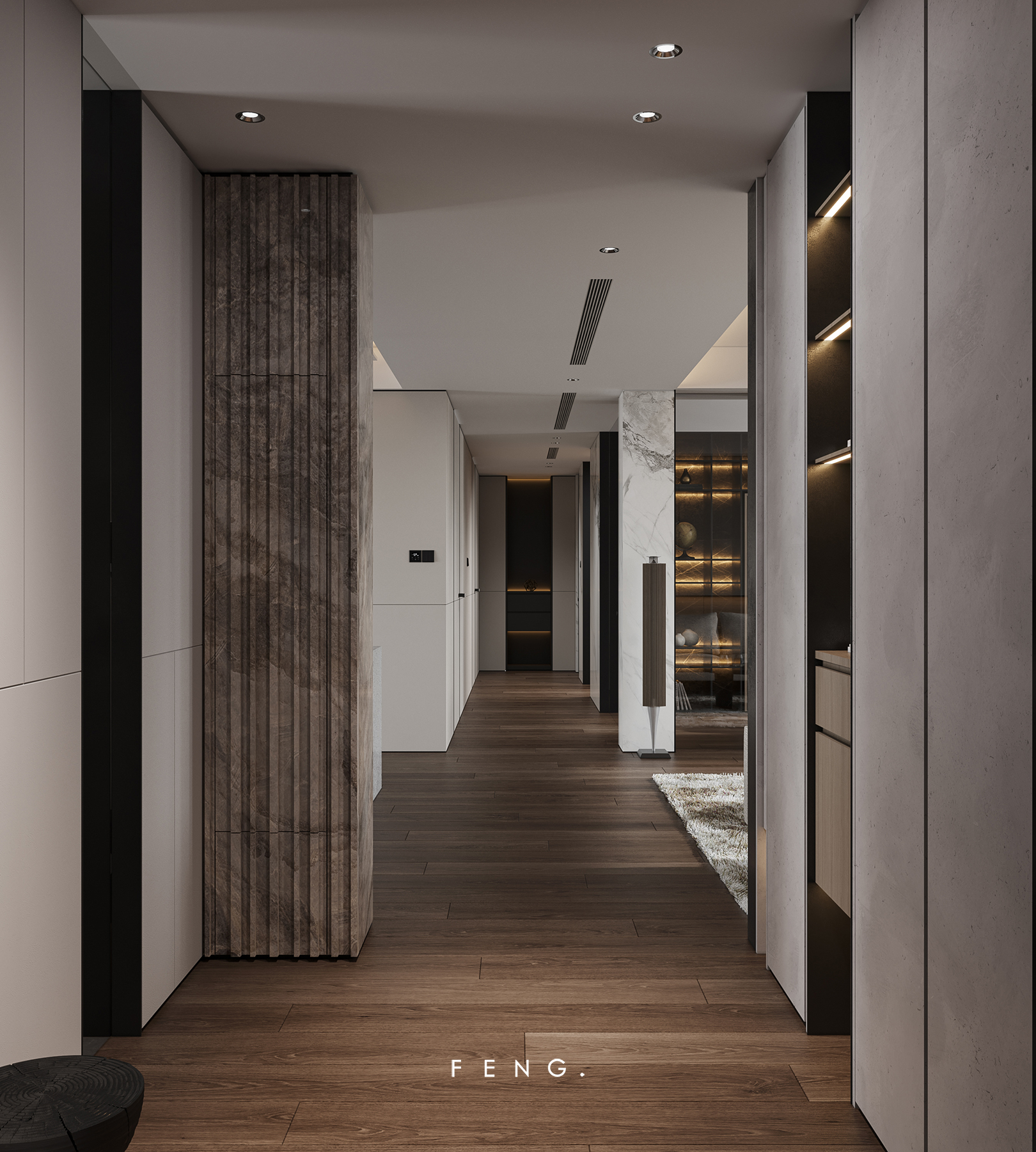 台式现代小户型空间设计丨锋 FENG.-1