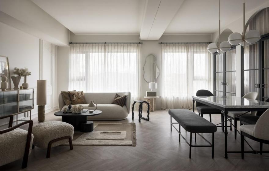 阳光淡入美式意蕴丨甘纳设计 甘纳,玛黑-0