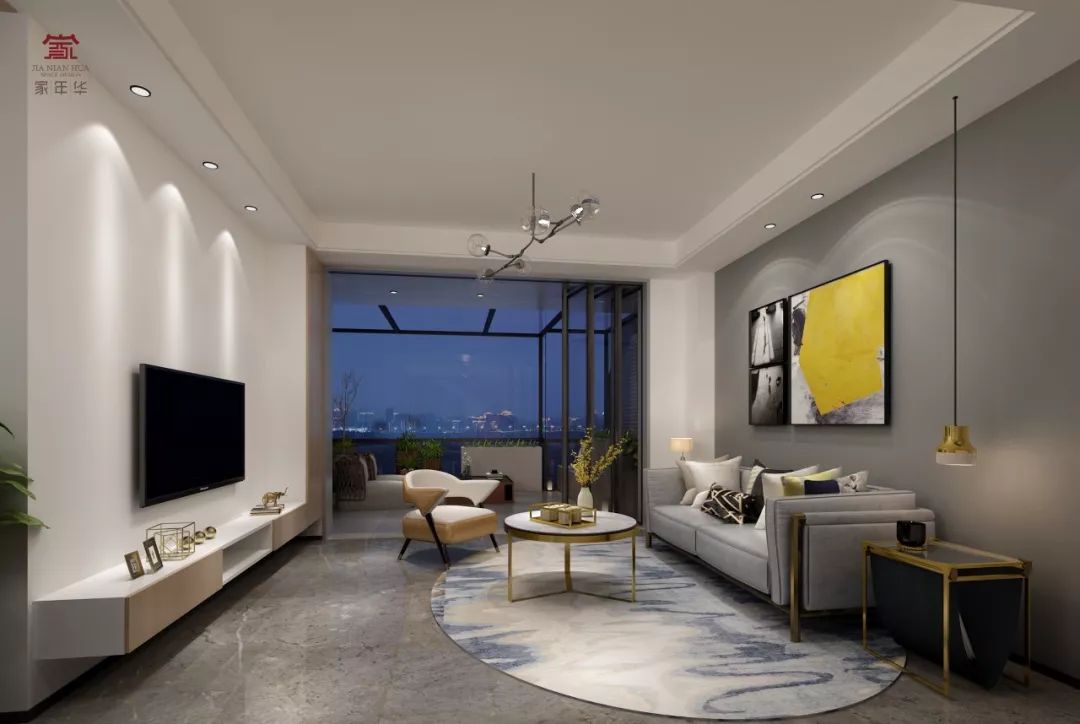 《新景国际外滩》极简现代风,打造温馨宜居空间-1