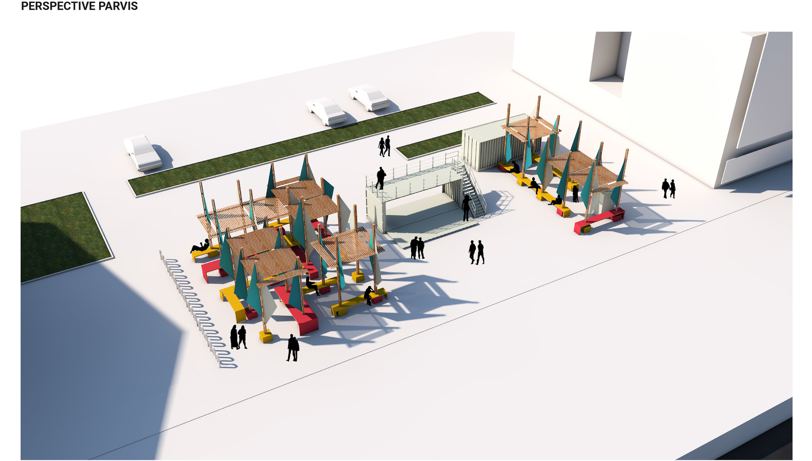 法国鲁昂临时公园·绚丽多彩的帆船造型-19