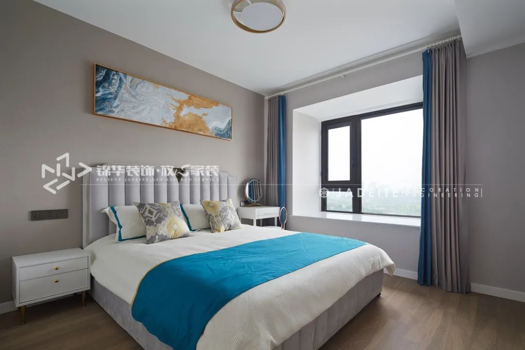 第一国际 116㎡现代轻奢空间设计丨锦华装饰-42