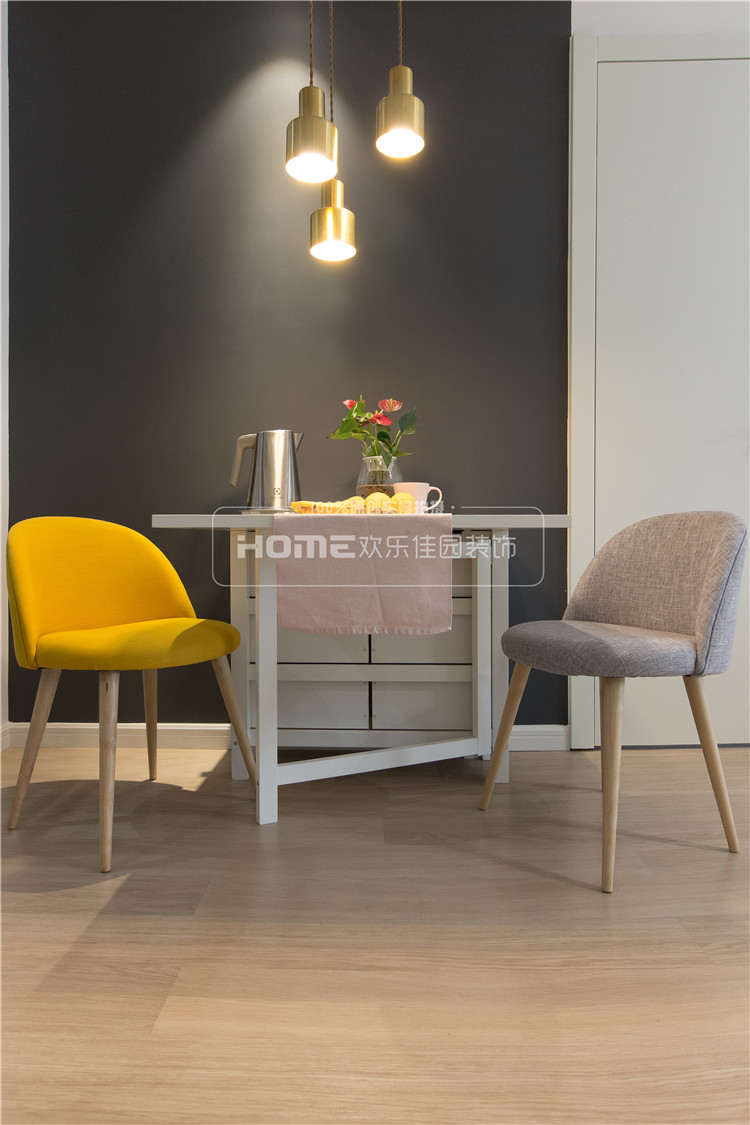 90 平米现代北欧混搭，打造极简生活空间-35