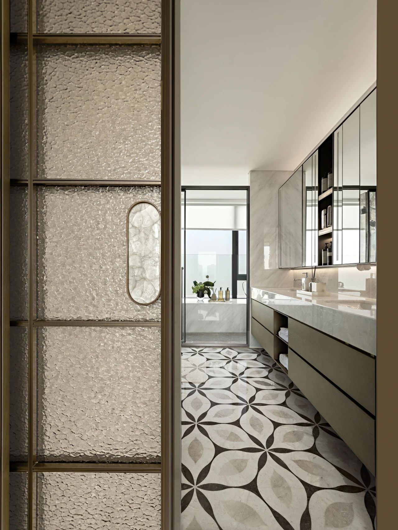 广州长隆越秀瑞麓府样板房建面约253,205m²户型丨中国广州丨硬装矩阵纵横,软装矩阵鸣翠-32