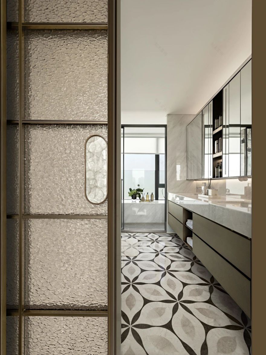 广州长隆越秀瑞麓府样板房建面约253,205m²户型丨中国广州丨硬装矩阵纵横,软装矩阵鸣翠-32