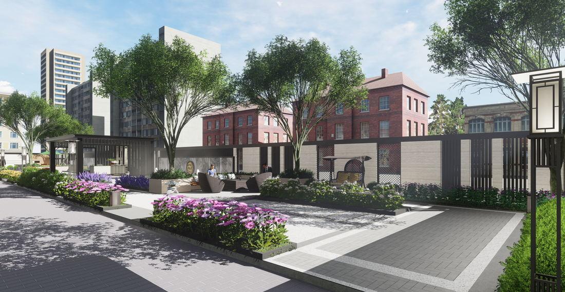 广州番禺药厂门面景观改造丨中国广州-17