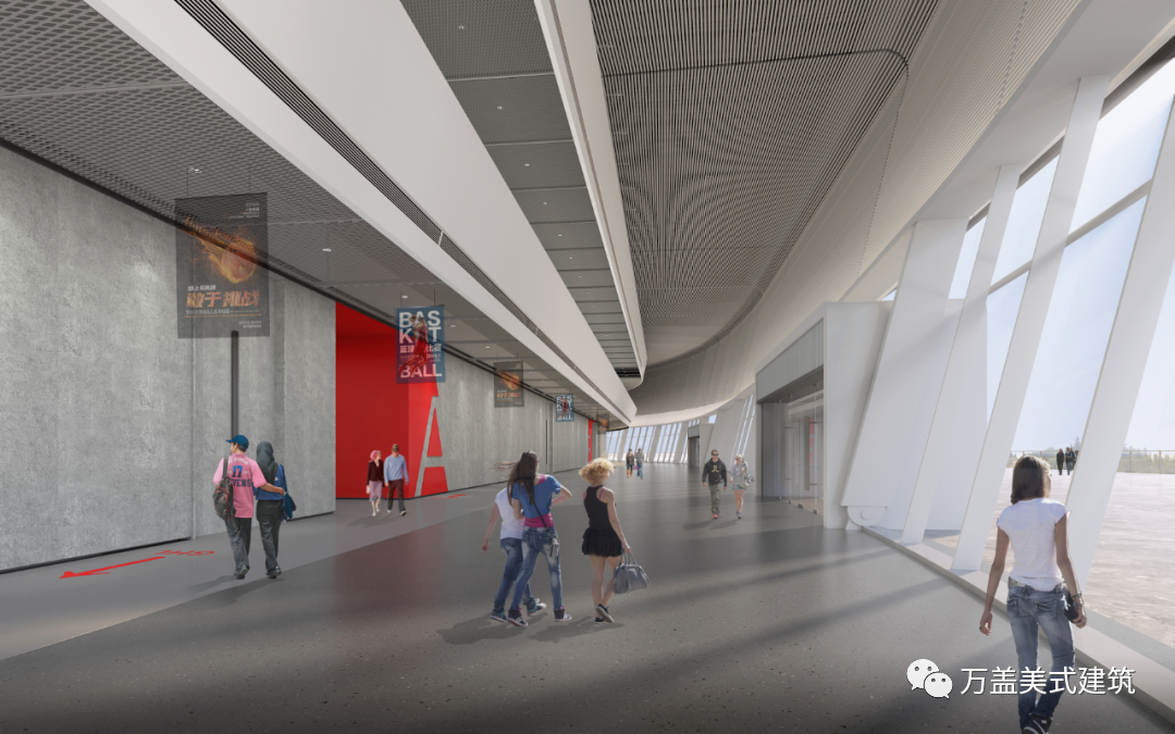 石河子体育中心丨中国石河子丨四川省万盖美式建筑股份有限公司-38