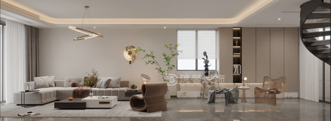 德馨案例·藏珑府 · 360㎡现代简约别墅设计丨中国广州丨曾繁樾-10