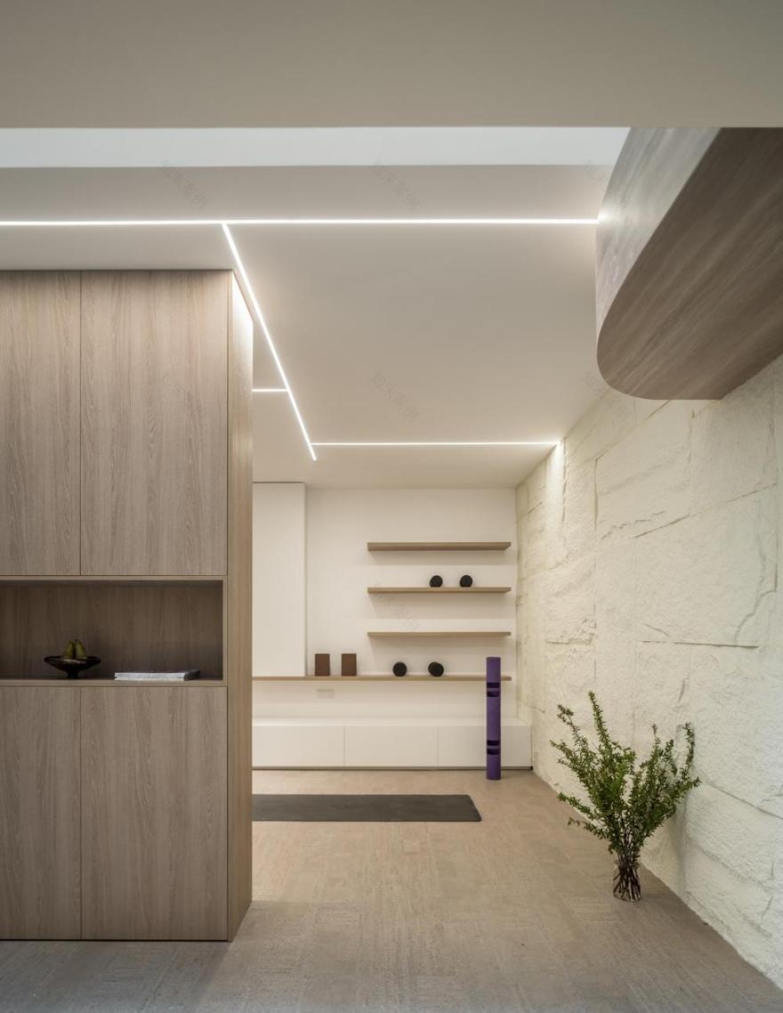 350㎡别墅简约白与原木经典搭配丨中国上海-81