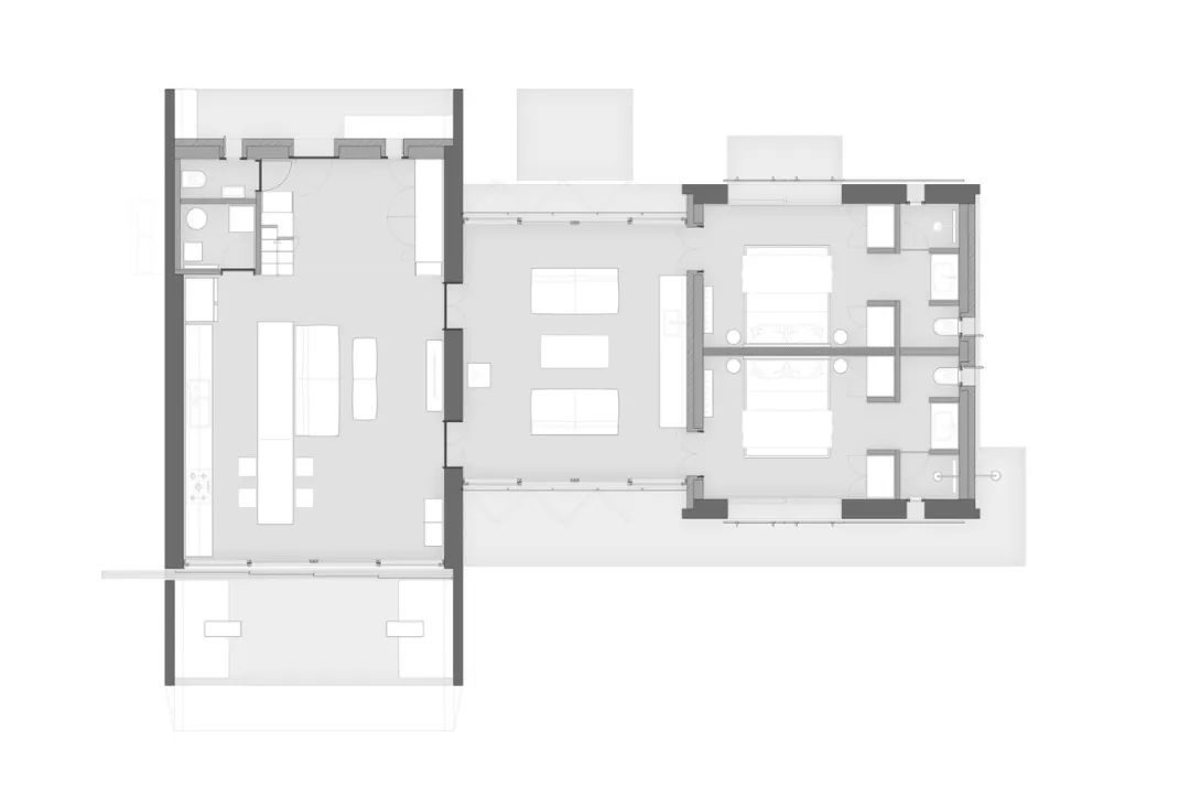 乡村混凝土住宅，多重空间与自然融合-37