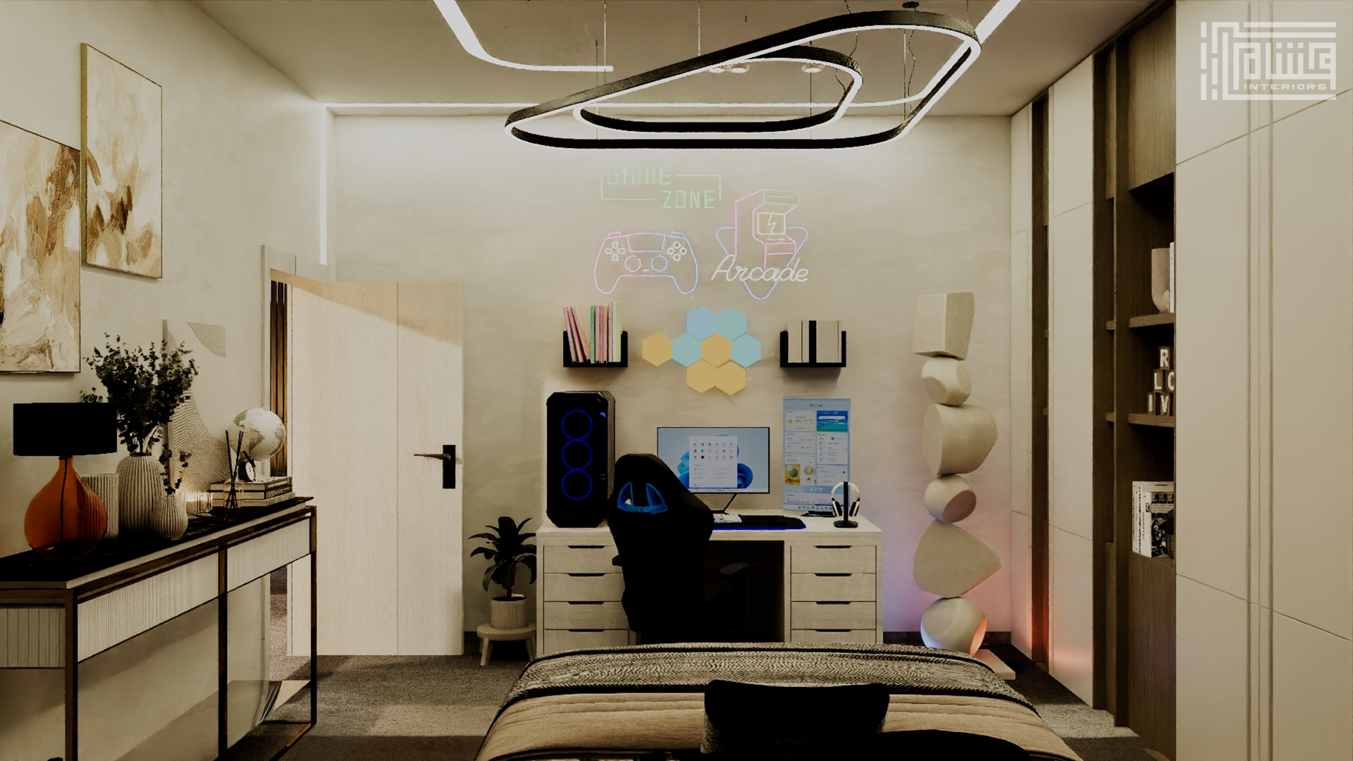 Gaming Boy Bedroom INTERIOR DESIGN-4