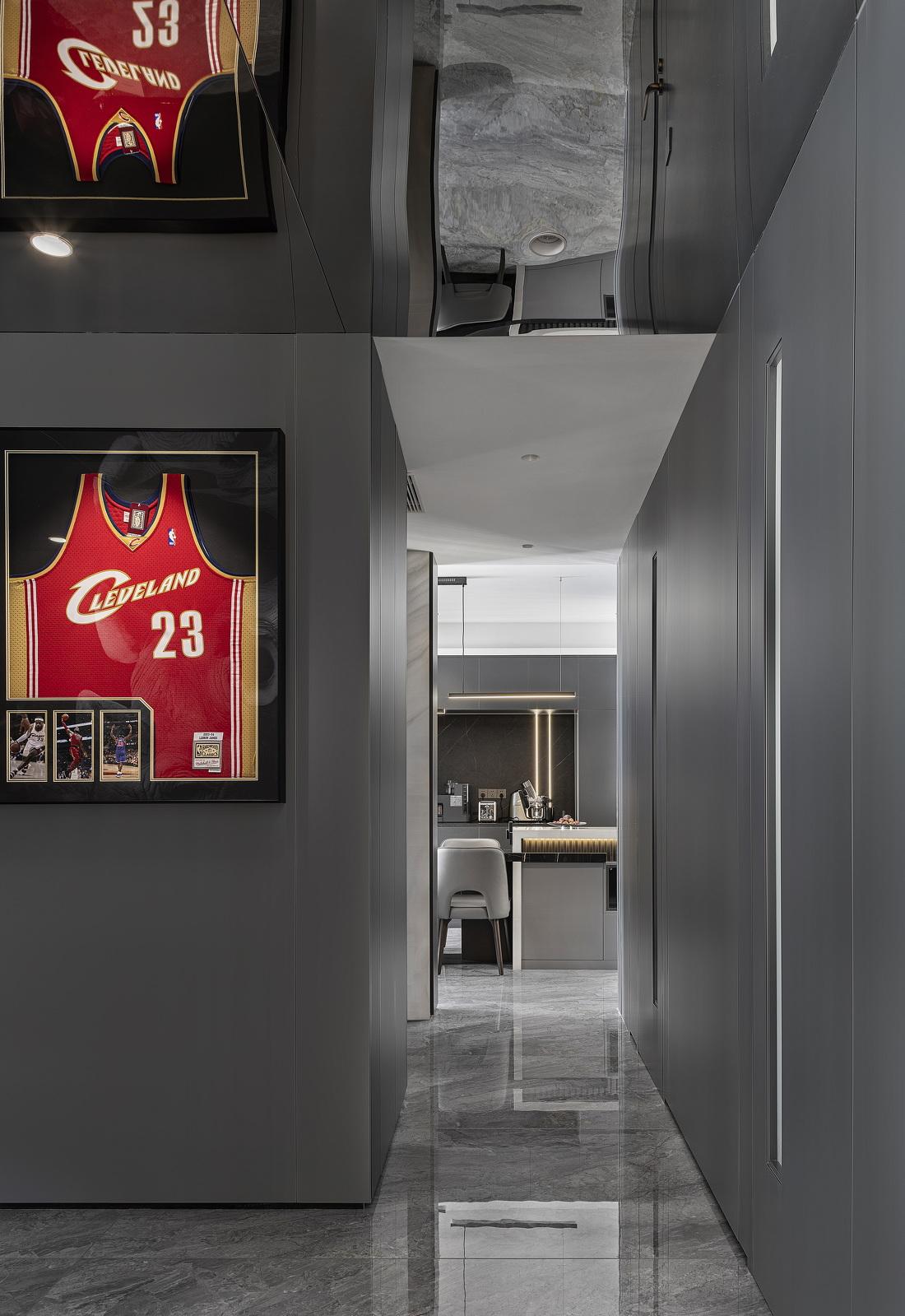 黑白琴键 - 融合硬朗与温柔的现代简约家居设计-22