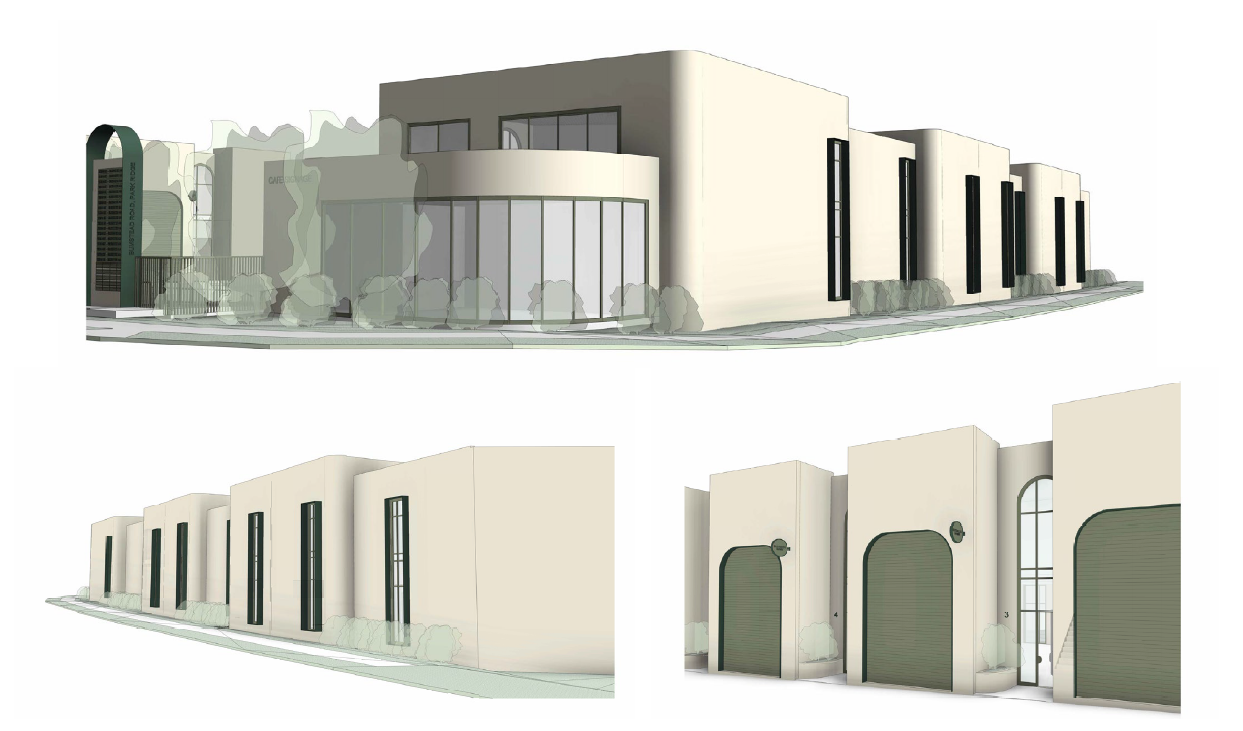 Industrial Complex | 3D Sectional Plans-2