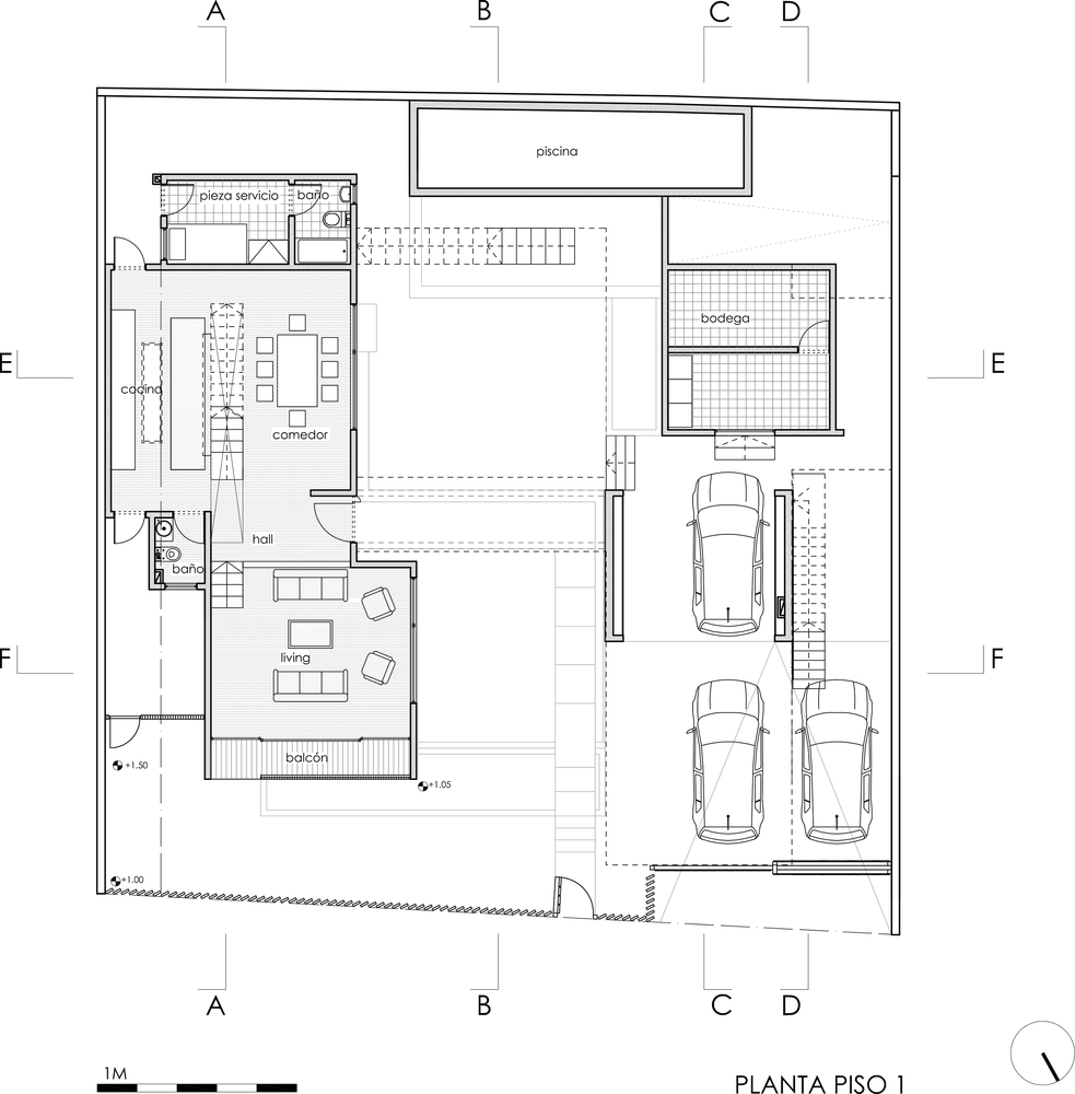 智利 Jardines del Sur 别墅 | 公共与私密空间的完美交融-37