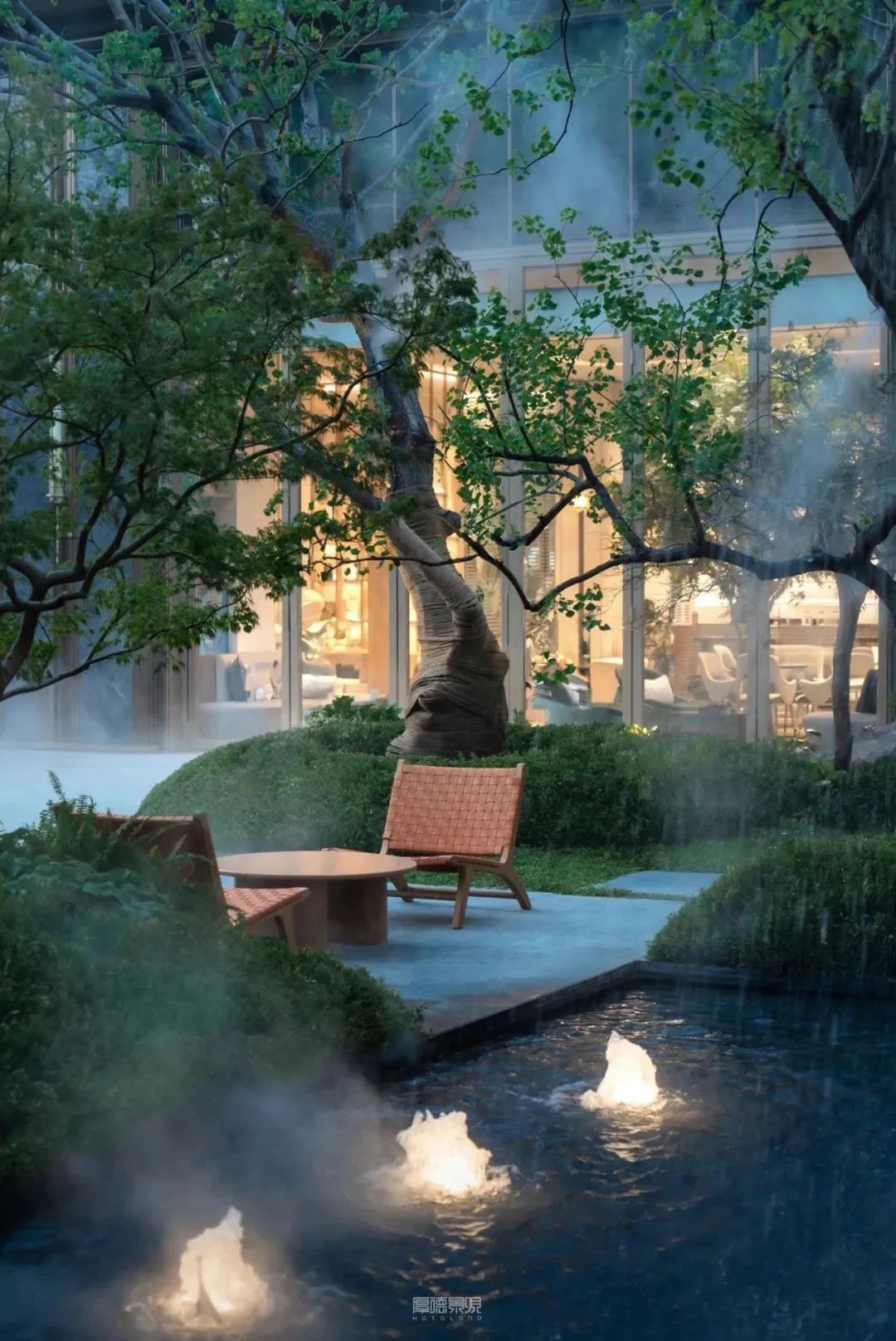 郑州顶流四代住宅,招商·林屿境丨中国郑州丨青岛厚德景观规划设计有限公司-23