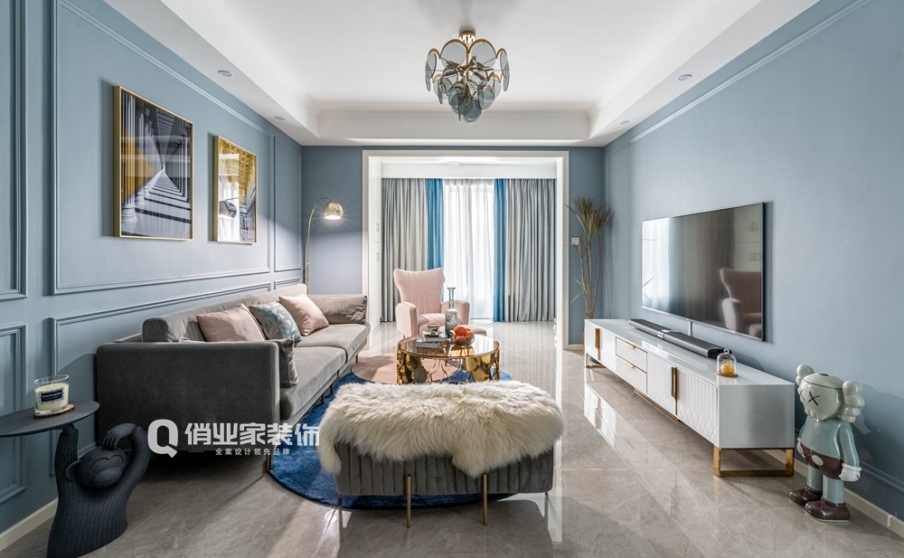 重庆融创滨江壹号3房美式风格-1