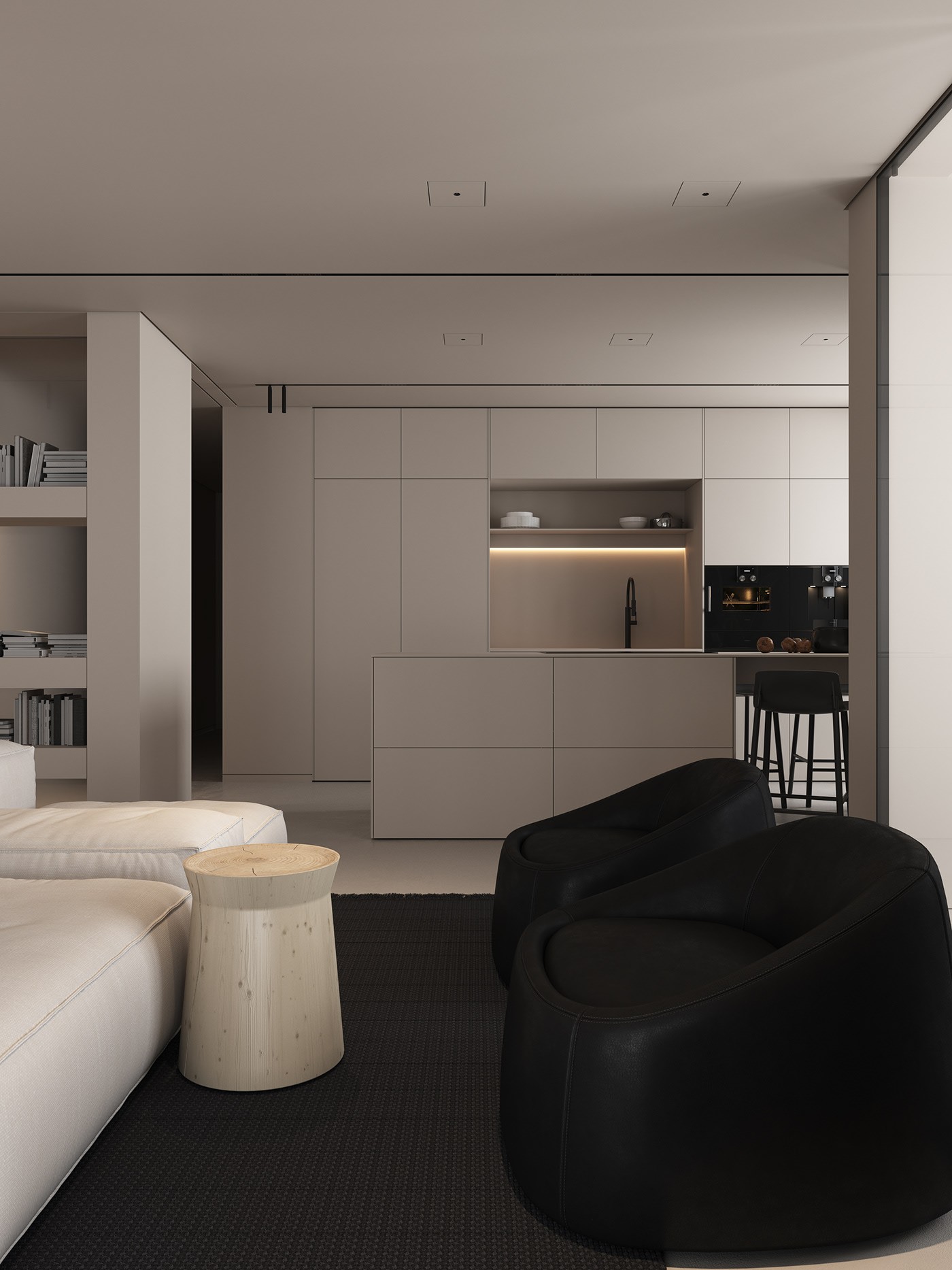 灰白色居住空间 简洁细腻！-2