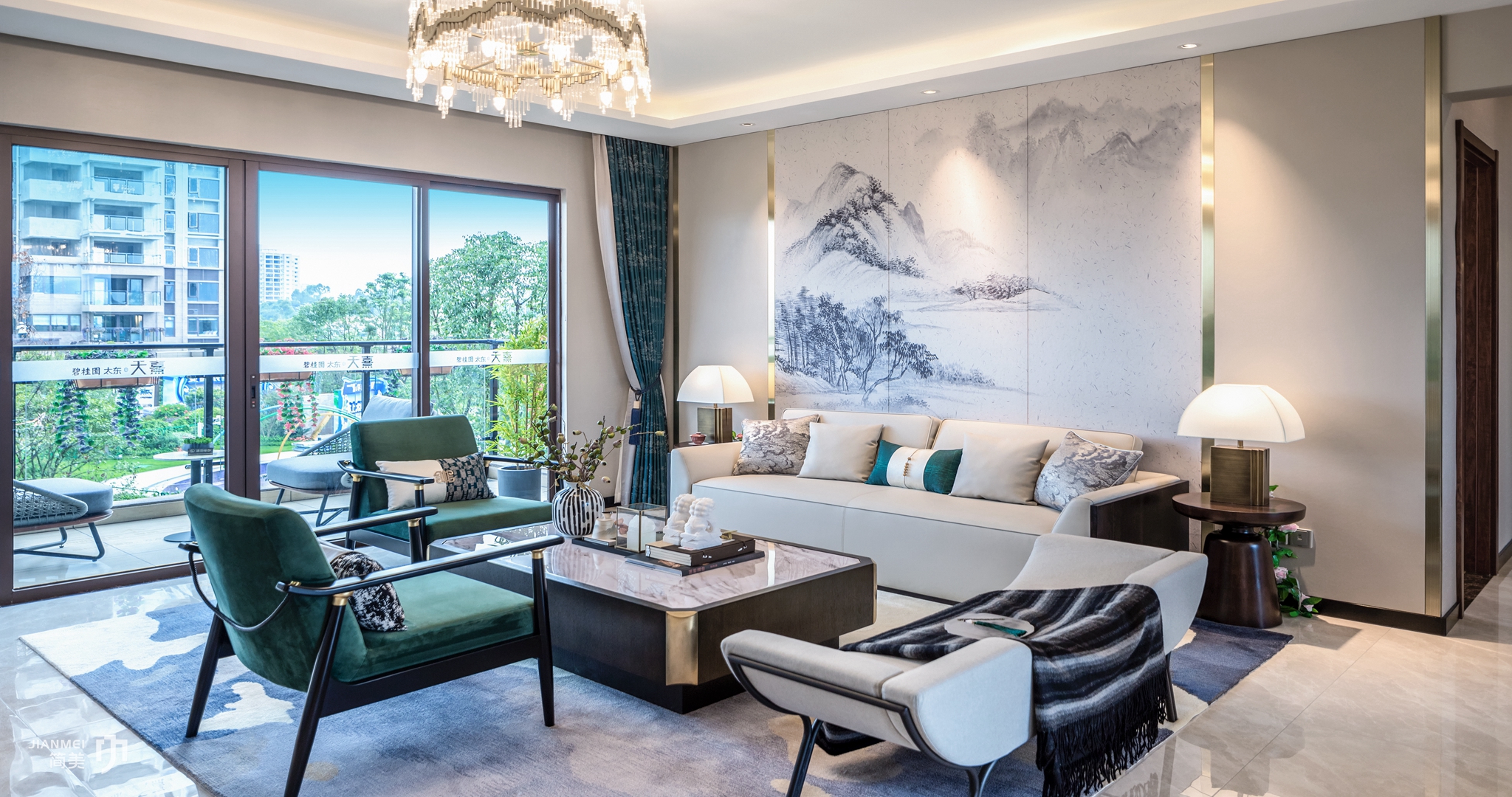 惠州博罗碧桂园太东天熹样板房案例 | 深圳市简美软装-7