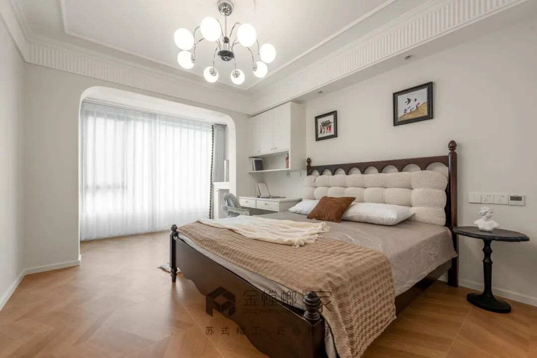 「金螳螂家泗阳店」90㎡法式奶油|是生活写给家的情诗-51