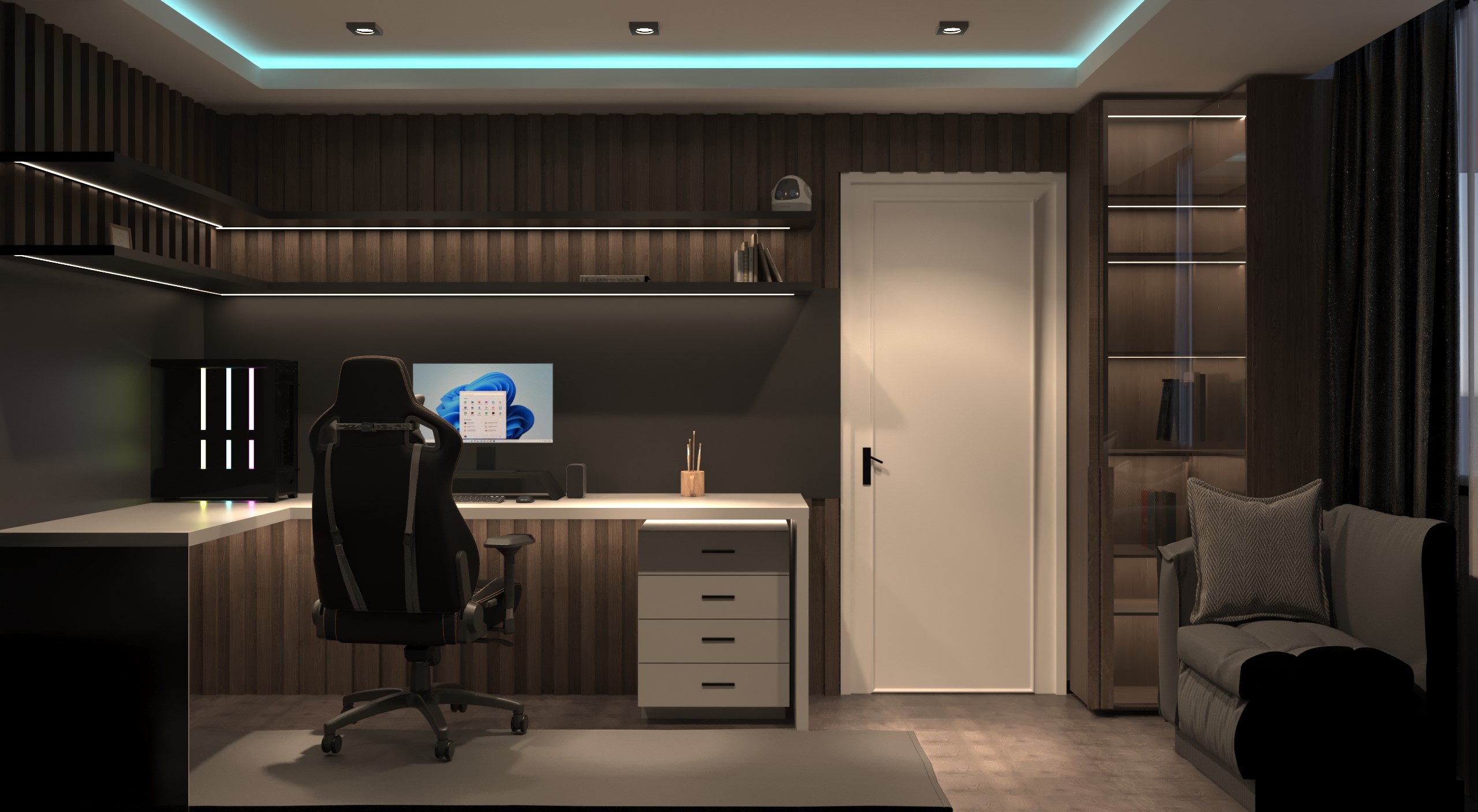 Genç Yatak Odası Tasarımı/ Teen Bedroom Design-2