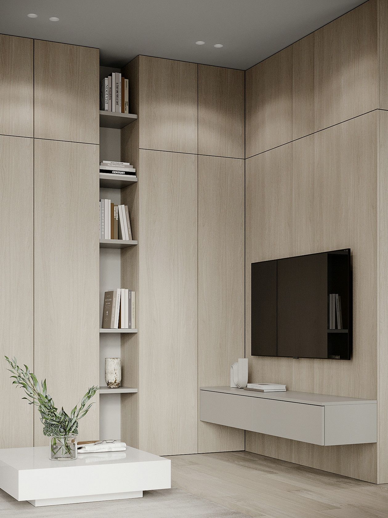 原木与白色 打造出舒适高级的住宅！-4