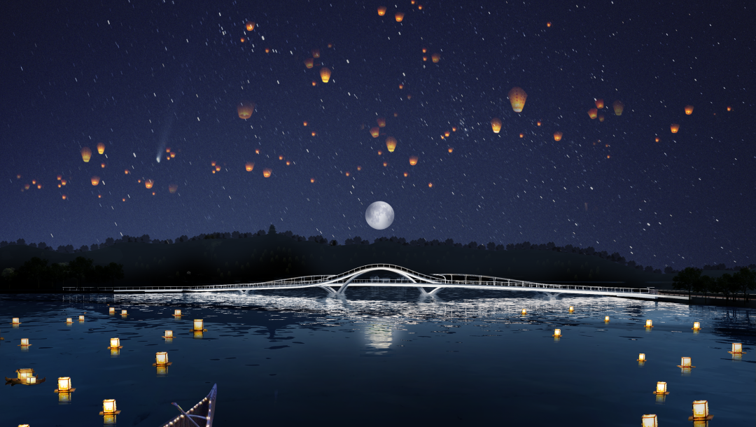 连接山水，筑梦未来——台州飞龙湖三大地标之一，飞龙湖景观桥-20