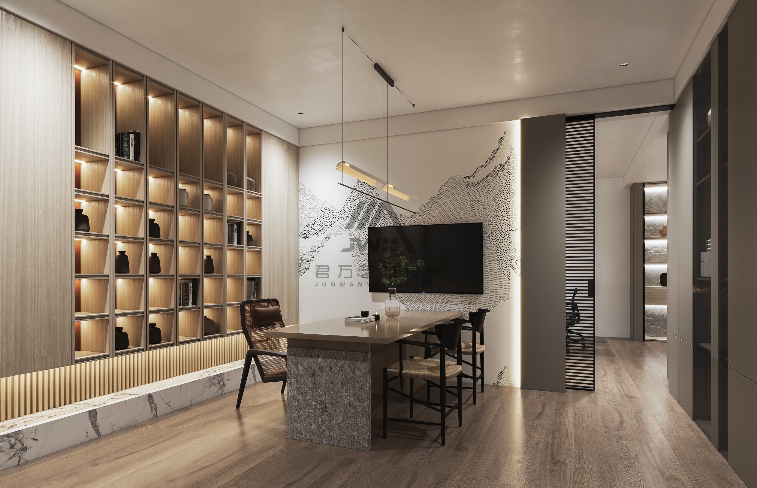 绽放空间设计丨君 ONE 设计-33