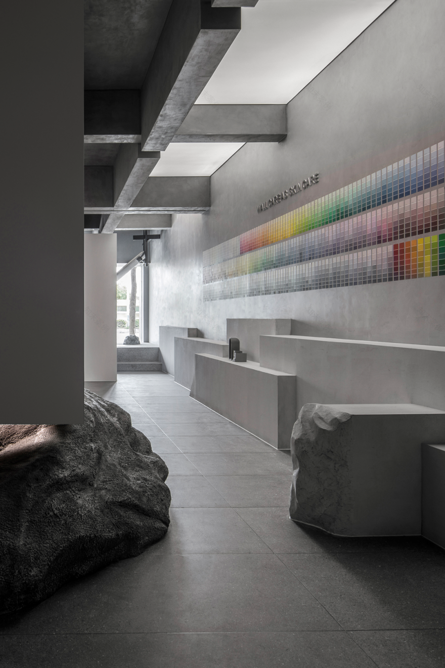 无用之间专质化工涂料展厅丨中国汕头丨质感建筑设计-25