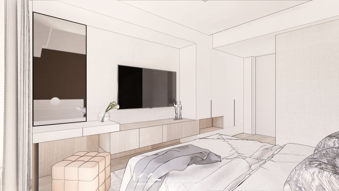 江苏泰州国宾一号,现代简约风的素雅之家-42